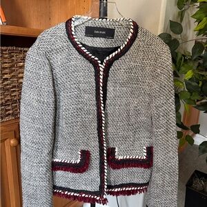 *SOLD* Zara Black and White Blazer Tailored Suit Jacket